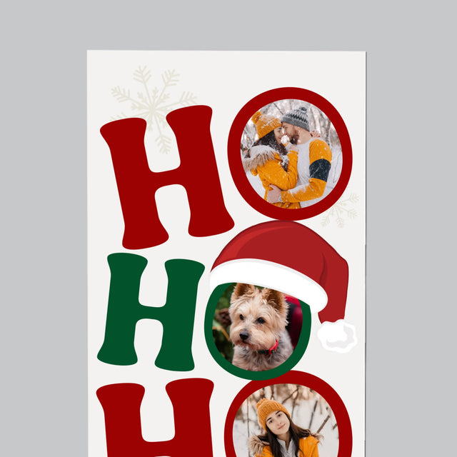 Le Collage Photo: Ho Ho Ho - Aimant Pour Frigo