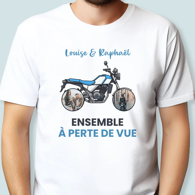 Le Collage Photo: Ensemble À Perte De Vue - T-Shirt Pour Hommes