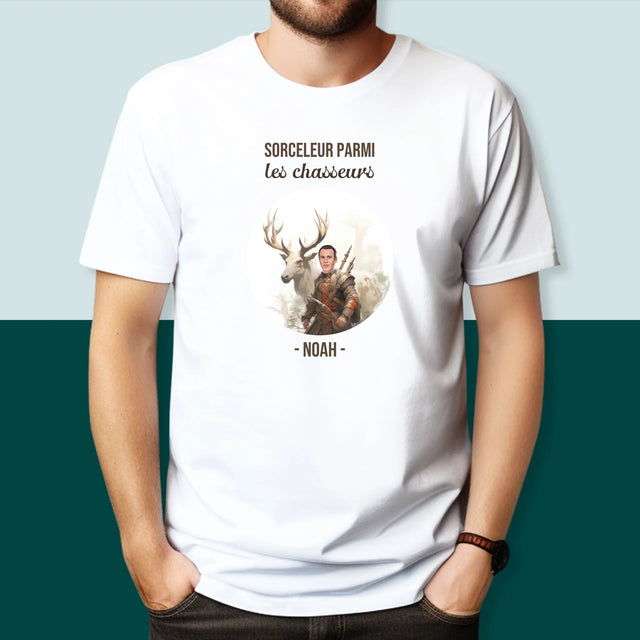 Ton Personnage: Sorceleur Parmi Les Chasseurs - T-Shirt Pour Hommes