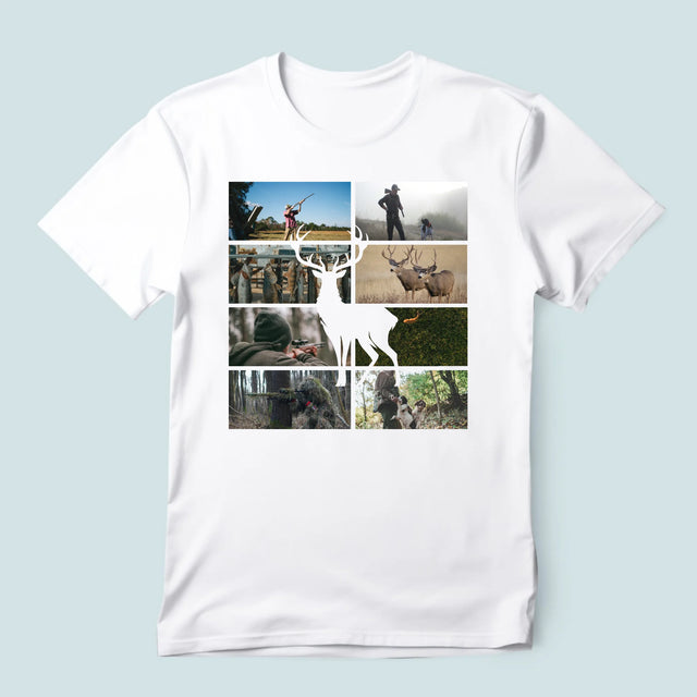 Le Collage Photo: Chasseur - T-Shirt Pour Hommes
