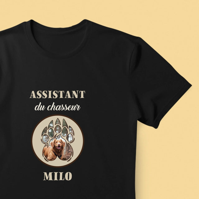 Forme Des Photos: Assistant Du Chasseur - T-Shirt Pour Hommes