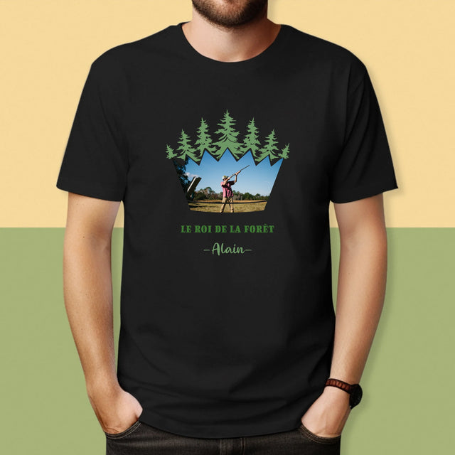 Forme Des Photos: Le Roi De La Forêt - T-Shirt Pour Hommes