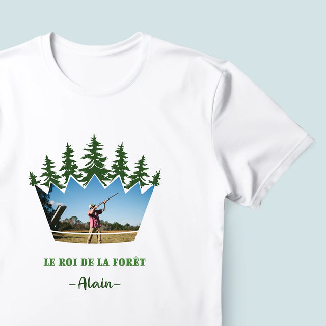 Forme Des Photos: Le Roi De La Forêt - T-Shirt Pour Hommes