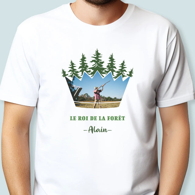 Forme Des Photos: Le Roi De La Forêt - T-Shirt Pour Hommes