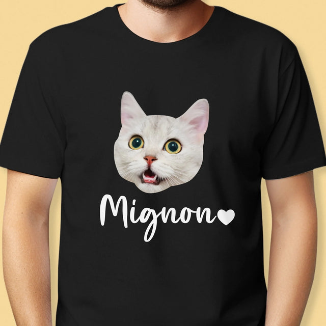 Ton Personnage: La Tête De Votre Chaton - T-Shirt Pour Hommes