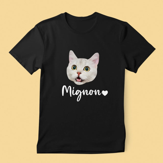 Ton Personnage: La Tête De Votre Chaton - T-Shirt Pour Hommes