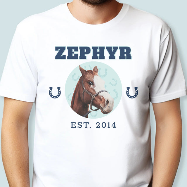 Ton Personnage: Ton Cheval Varsity - T-Shirt Pour Hommes