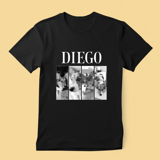 Le Collage Photo: Un Classique Bootleg Avec Un Animal - T-Shirt Pour Hommes