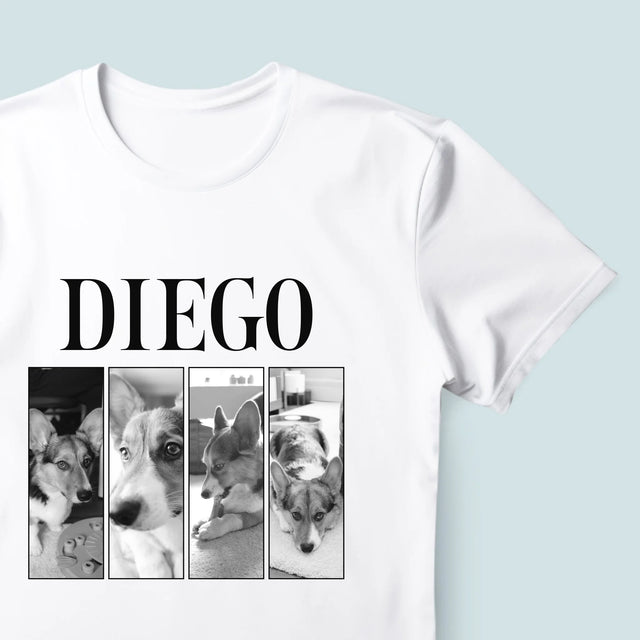 Le Collage Photo: Un Classique Bootleg Avec Un Animal - T-Shirt Pour Hommes