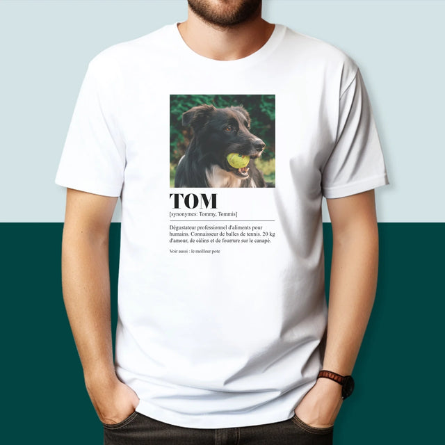 La Photo Et Un Texte: Animal, Définition - T-Shirt Pour Hommes