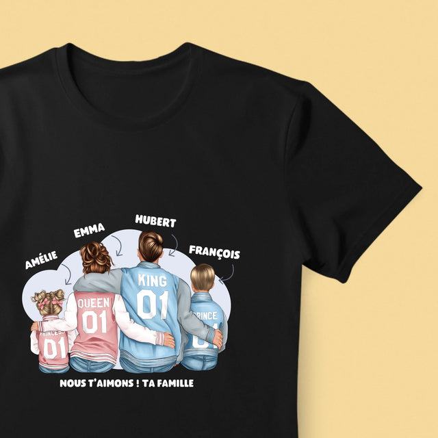 La Création Du Personnage: Famille En Sweatshirts - T-Shirt Pour Hommes