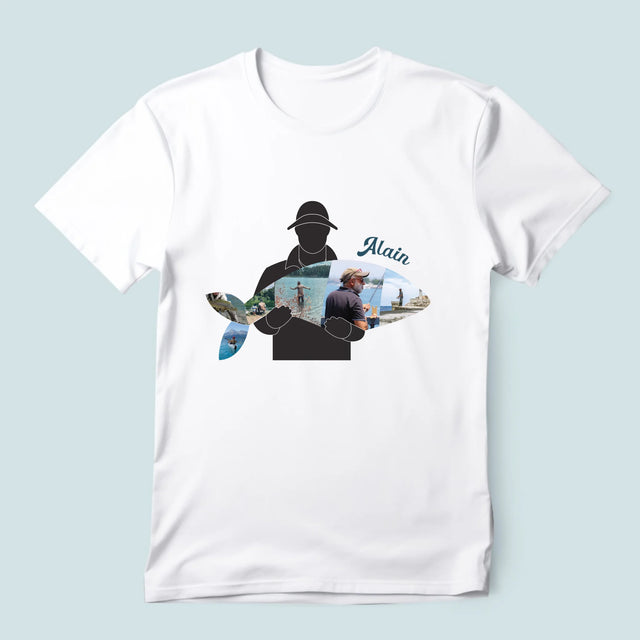 Forme Des Photos: Chaque Poisson - T-Shirt Pour Hommes