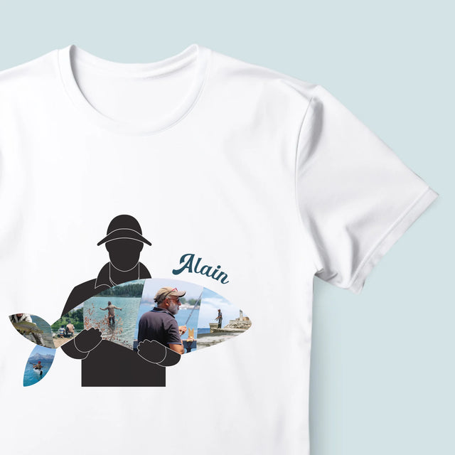 Forme Des Photos: Chaque Poisson - T-Shirt Pour Hommes