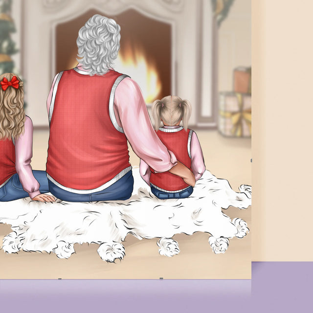 La Création Du Personnage: Chère Mamie Joyeux Noël - Affiche