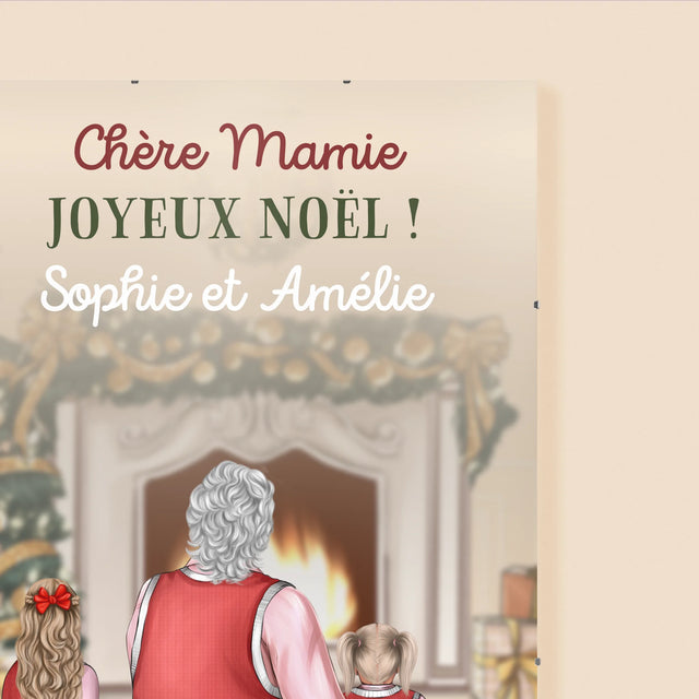 La Création Du Personnage: Chère Mamie Joyeux Noël - Affiche