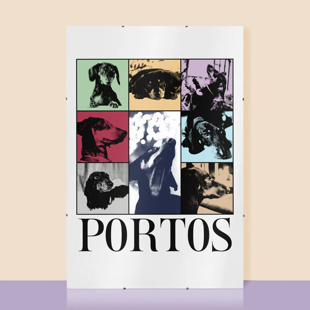 Le Collage Photo: L'Animal Comme Taylor - Affiche