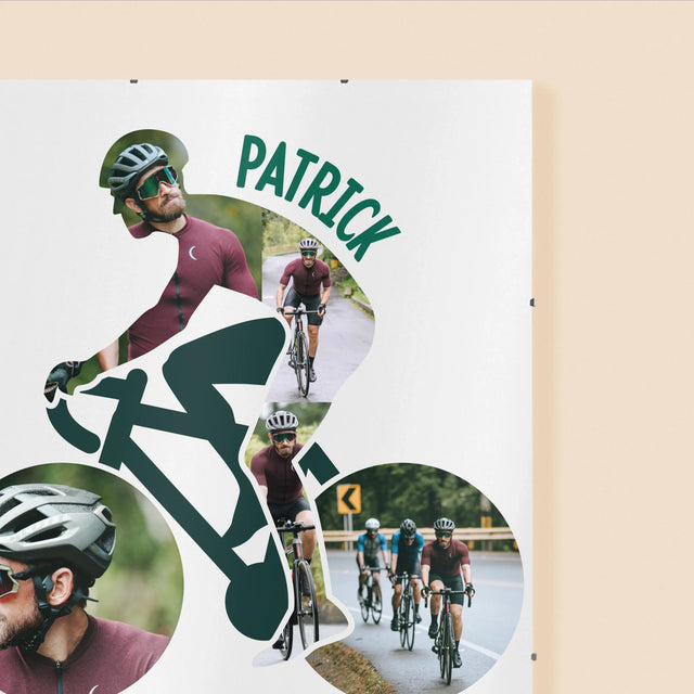 Forme Des Photos: La Vie Est Meilleure À Vélo - Affiche