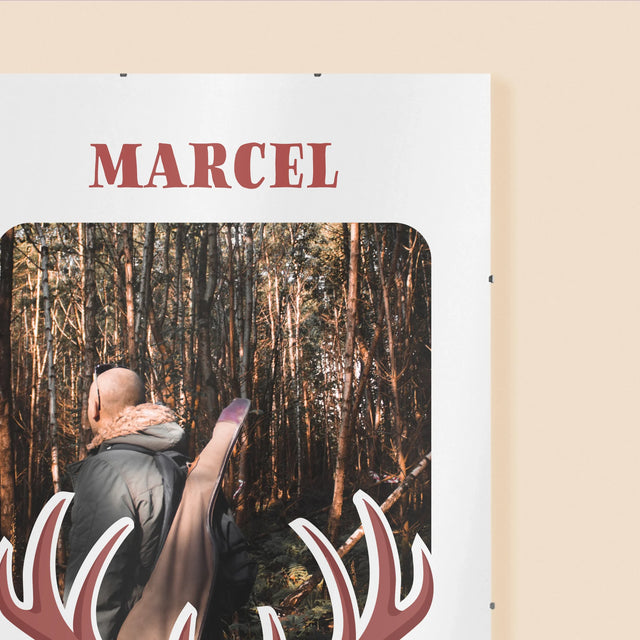 La Photo Et Un Texte: Le Cerf - Affiche