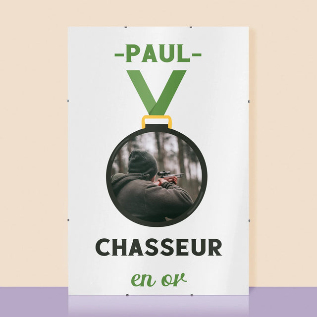 La Photo Et Un Texte: Chasseur En Or - Affiche