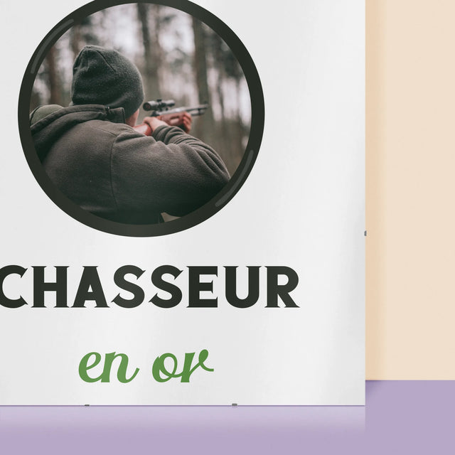 La Photo Et Un Texte: Chasseur En Or - Affiche