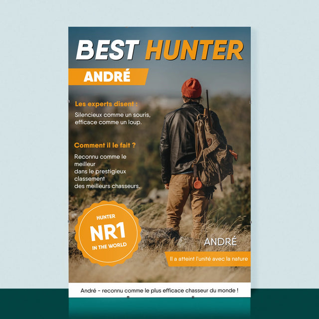 La Couverture De Magazine: Best Hunter - Affiche
