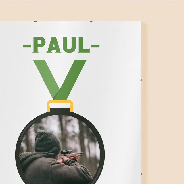 La Photo Et Un Texte: Chasseur En Or - Affiche