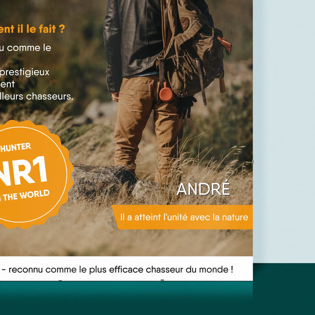 La Couverture De Magazine: Best Hunter - Affiche