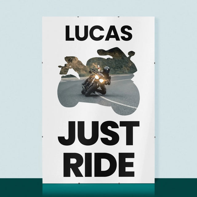 Forme Des Photos: Just Ride - Affiche