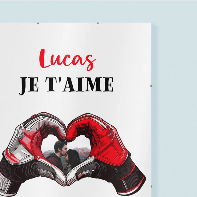 La Photo Et Un Texte: Je T'Aime À Pleine Puissance - Affiche