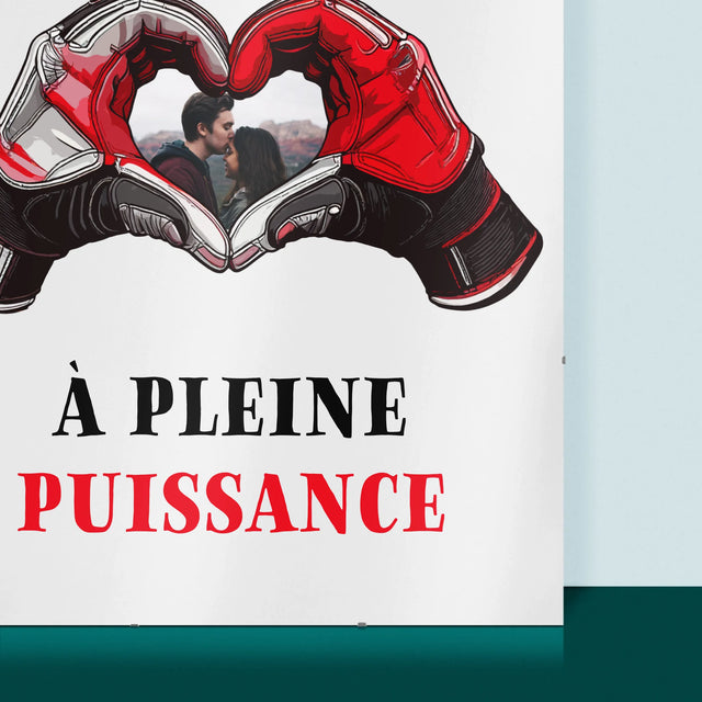 La Photo Et Un Texte: Je T'Aime À Pleine Puissance - Affiche