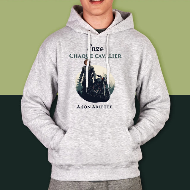Ton Personnage: Chaque Cavalier - Sweat À Capuche Pour Hommes