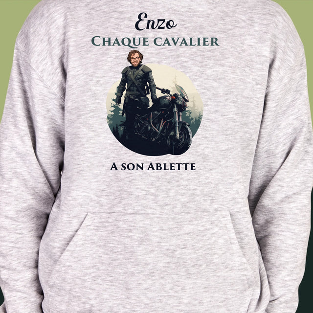 Ton Personnage: Chaque Cavalier - Sweat À Capuche Pour Hommes