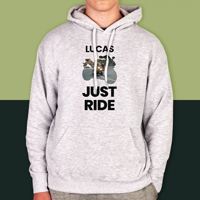 Forme Des Photos: Just Ride - Sweat À Capuche Pour Hommes