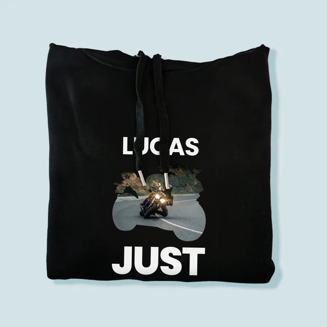 Forme Des Photos: Just Ride - Sweat À Capuche Pour Hommes