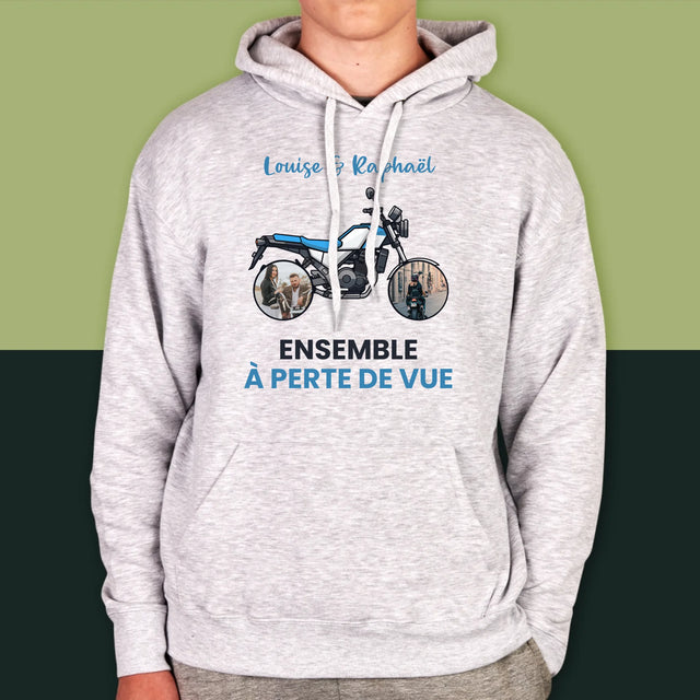 Le Collage Photo: Ensemble À Perte De Vue - Sweat À Capuche Pour Hommes