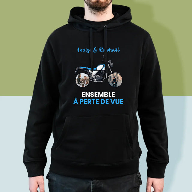 Le Collage Photo: Ensemble À Perte De Vue - Sweat À Capuche Pour Hommes