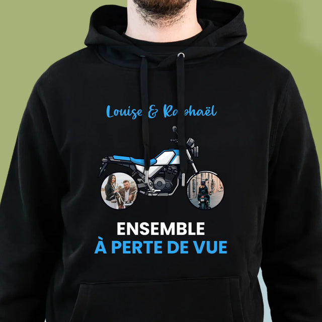 Le Collage Photo: Ensemble À Perte De Vue - Sweat À Capuche Pour Hommes
