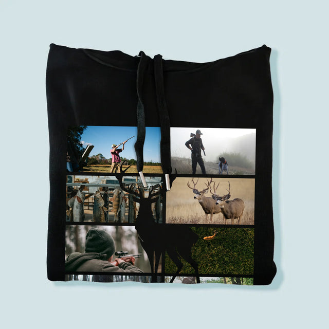 Le Collage Photo: Chasseur - Sweat À Capuche Pour Hommes