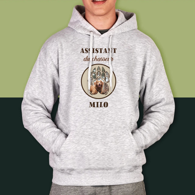 Forme Des Photos: Assistant Du Chasseur - Sweat À Capuche Pour Hommes
