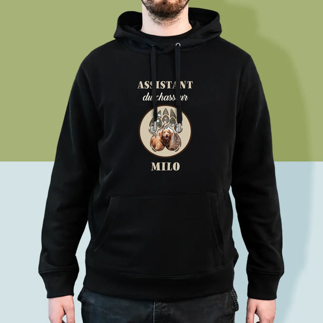 Forme Des Photos: Assistant Du Chasseur - Sweat À Capuche Pour Hommes