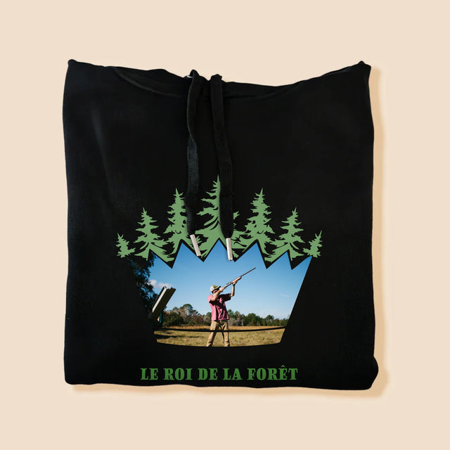 Forme Des Photos: Le Roi De La Forêt - Sweat À Capuche Pour Hommes