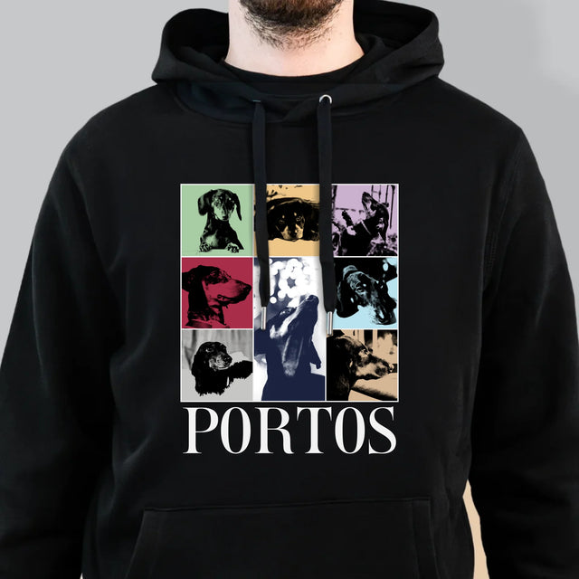 Le Collage Photo: L'Animal Comme Taylor - Sweat À Capuche Pour Hommes