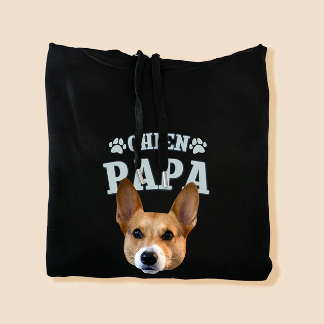 Ton Personnage: Chien Papa - Sweat À Capuche Pour Hommes