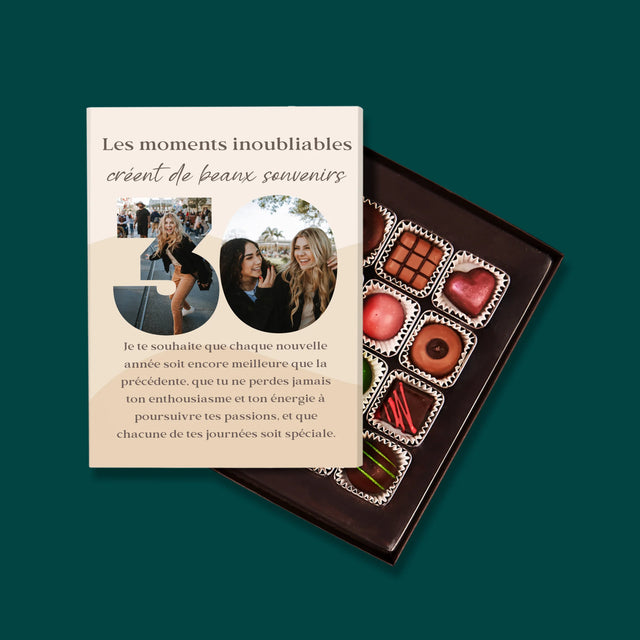 Collage Photo De Lettre: 30 Anniversaire - Pralines