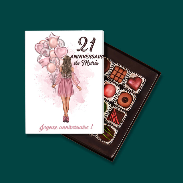 La Création Du Personnage: Anniveraire Ballons - Pralines