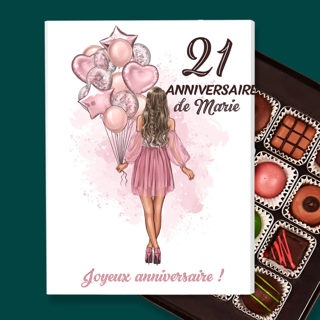 La Création Du Personnage: Anniveraire Ballons - Pralines