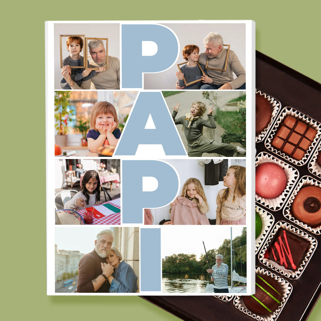 Le Collage Photo: Papi - Pralines