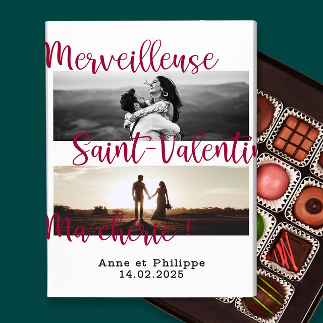 Le Collage Photo: Merveilleuse Saint-Valentin - Pralines
