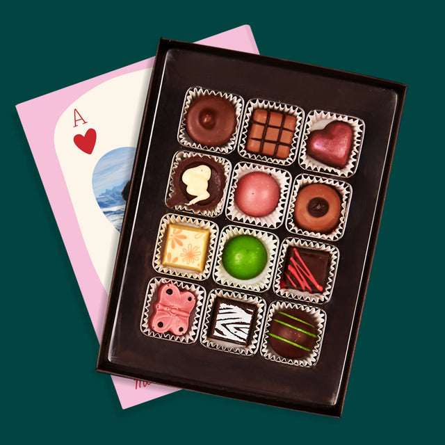 La Photo Et Un Texte: Carte De Saint-Valentin - Pralines