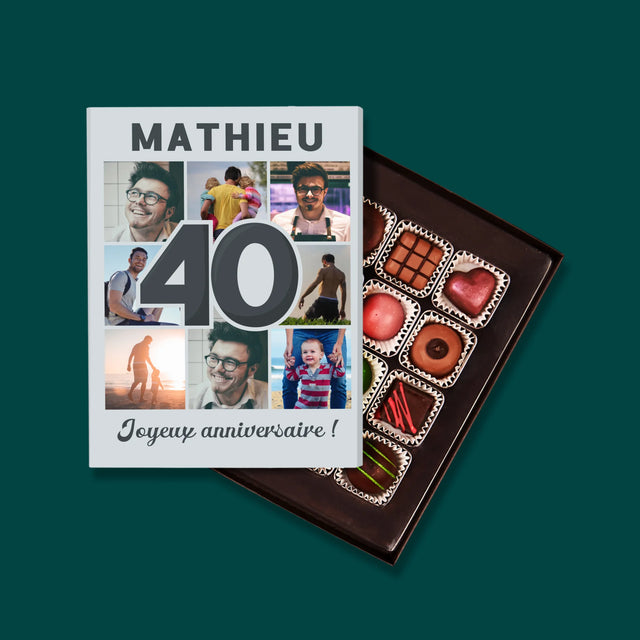 Le Collage Photo: 40 Ans - Pralines